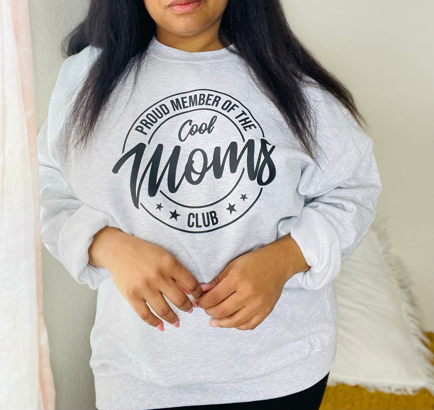 *Cool Moms Club Crew Neck Sweat Shirt