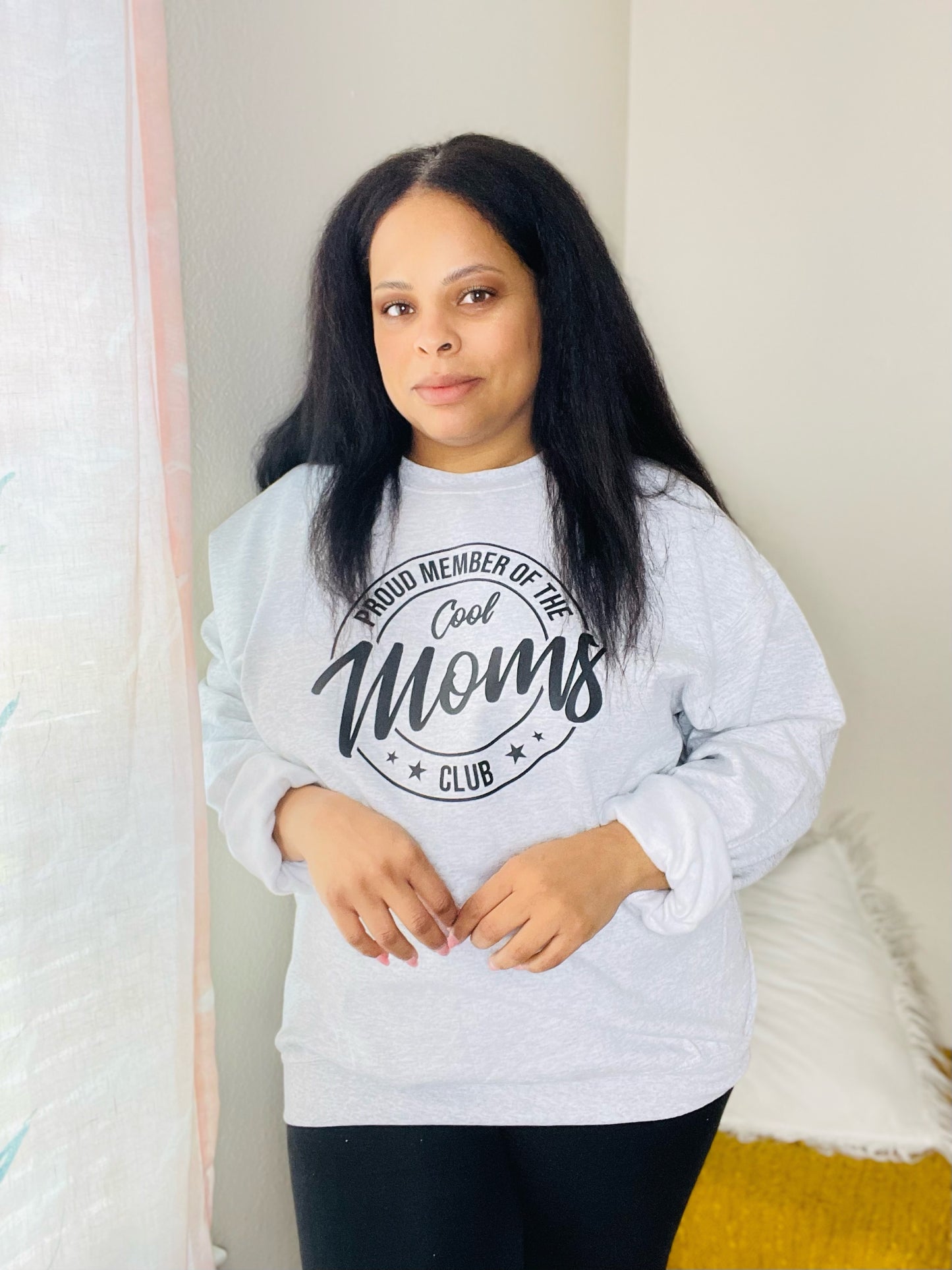 *Cool Moms Club Crew Neck Sweat Shirt