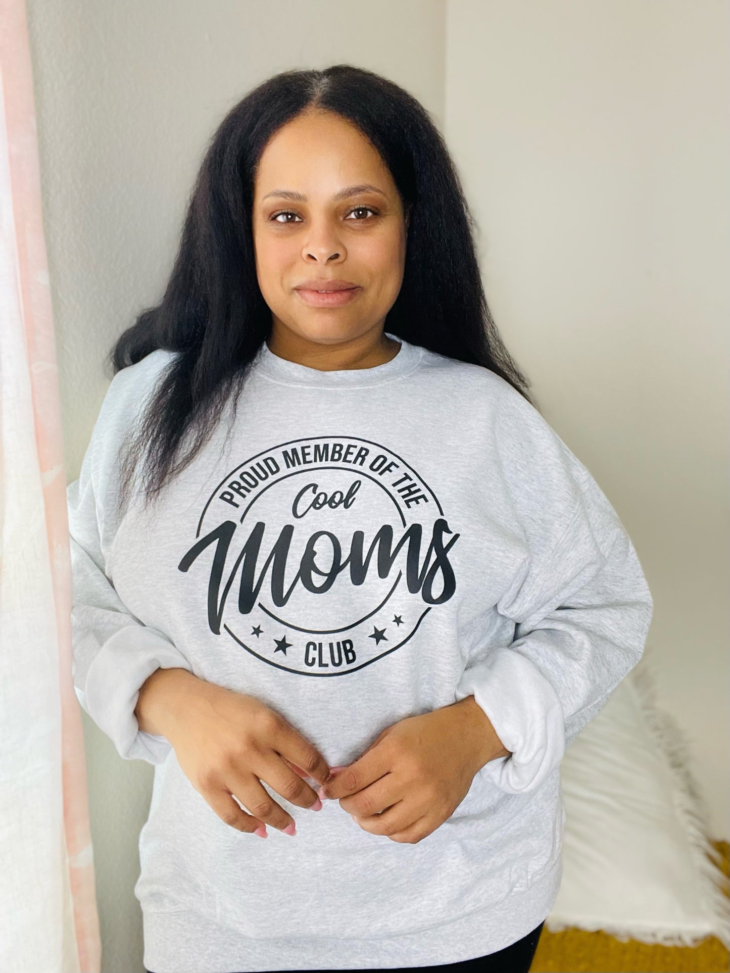 *Cool Moms Club Crew Neck Sweat Shirt