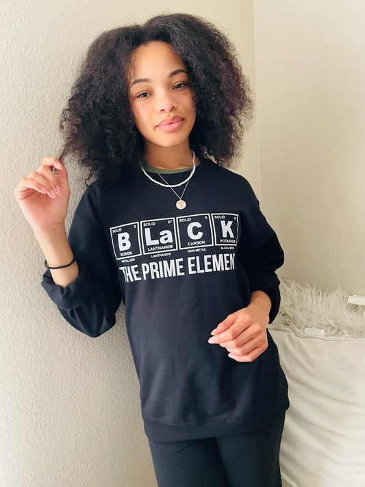 *Black Element Crew Neck Sweat Shirt