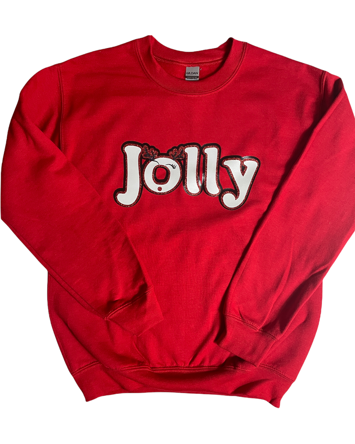Jolly Red Holiday Crew Neck Sweatshirt