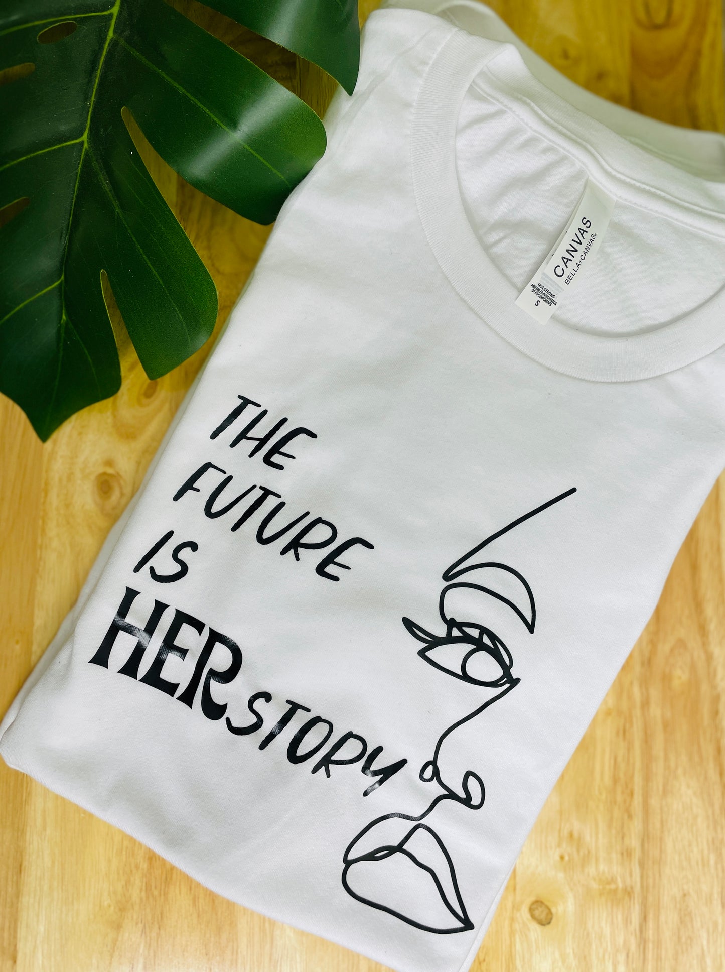 HERstory Crew Neck White T-Shirt