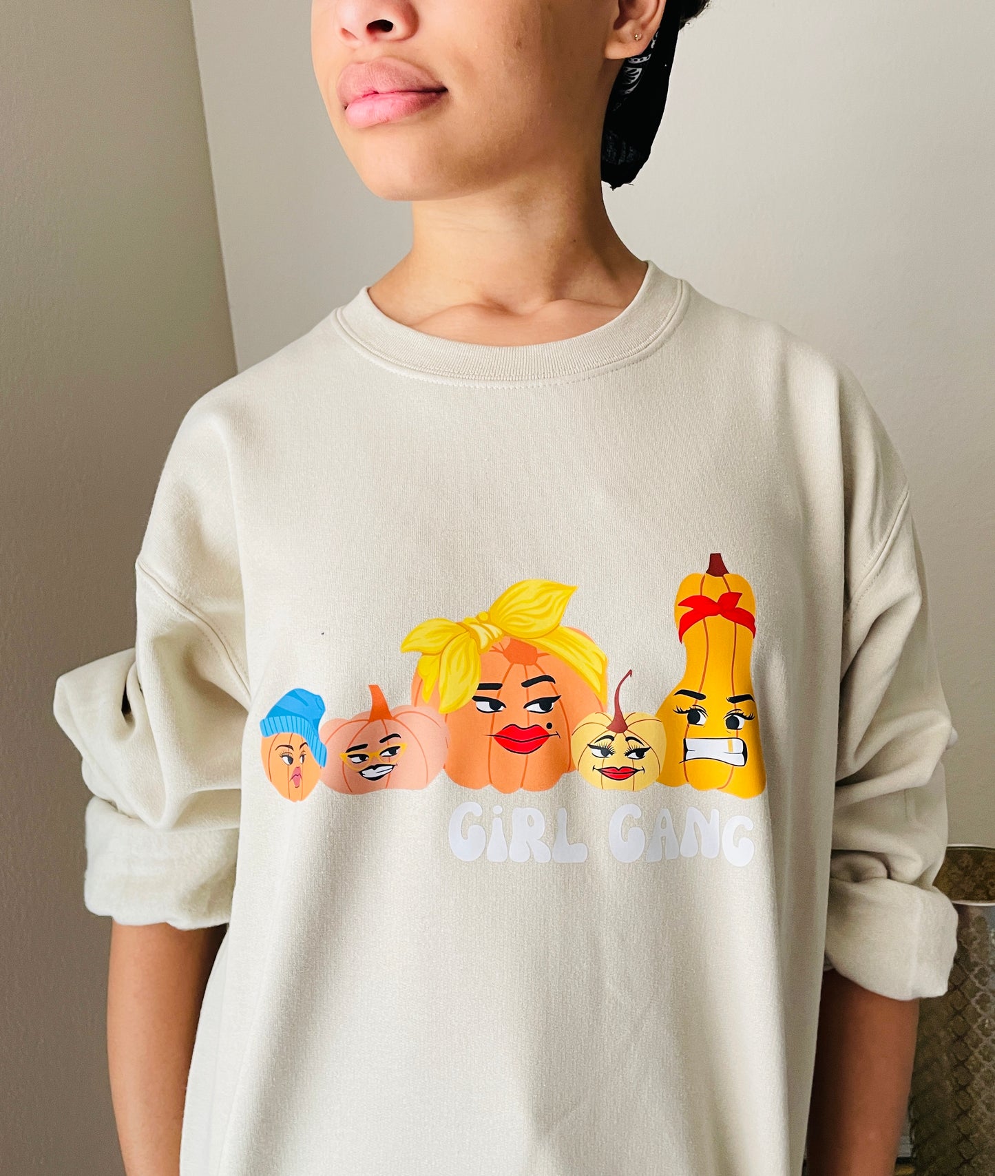 Girl Gang Crew Neck Sweat Shirt