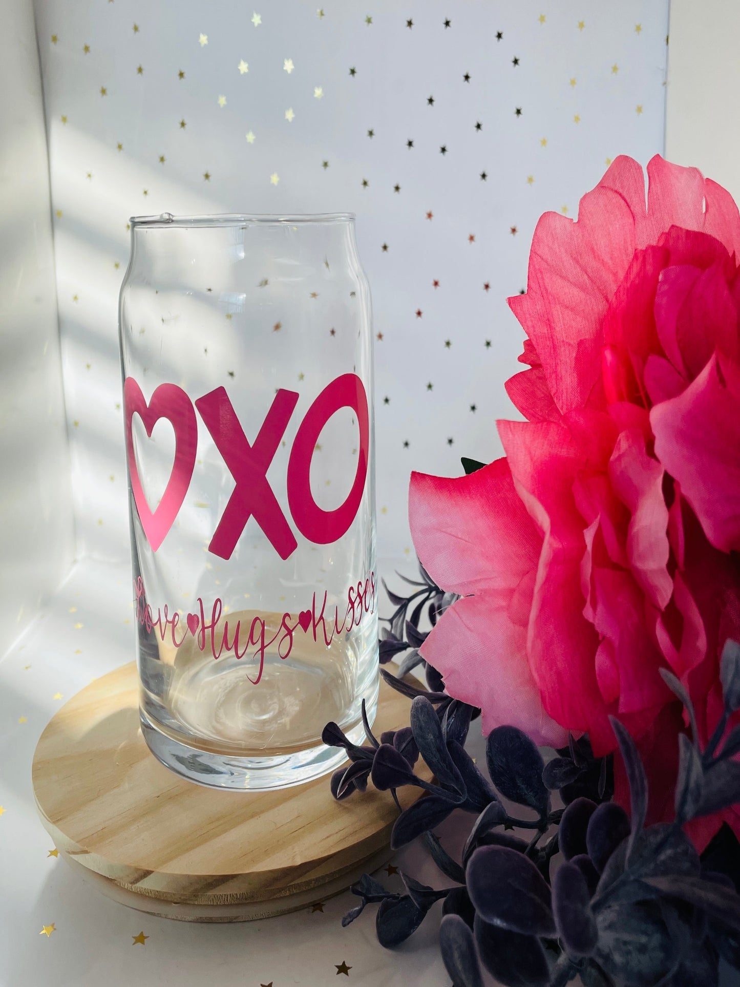 "LOVE HUGS KISSES"**LIMITED EDITION** GLASSWARE