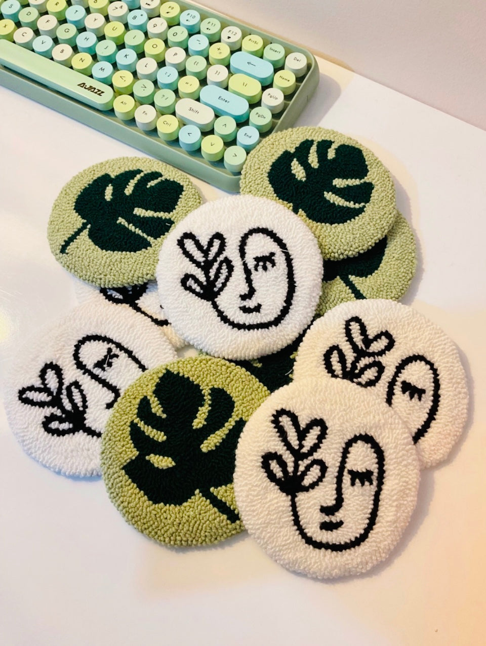 Hand Crafted Rug Coaster