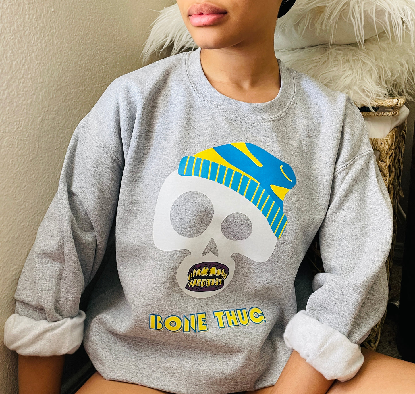 Bone Thug Crew Neck Sweat Shirt