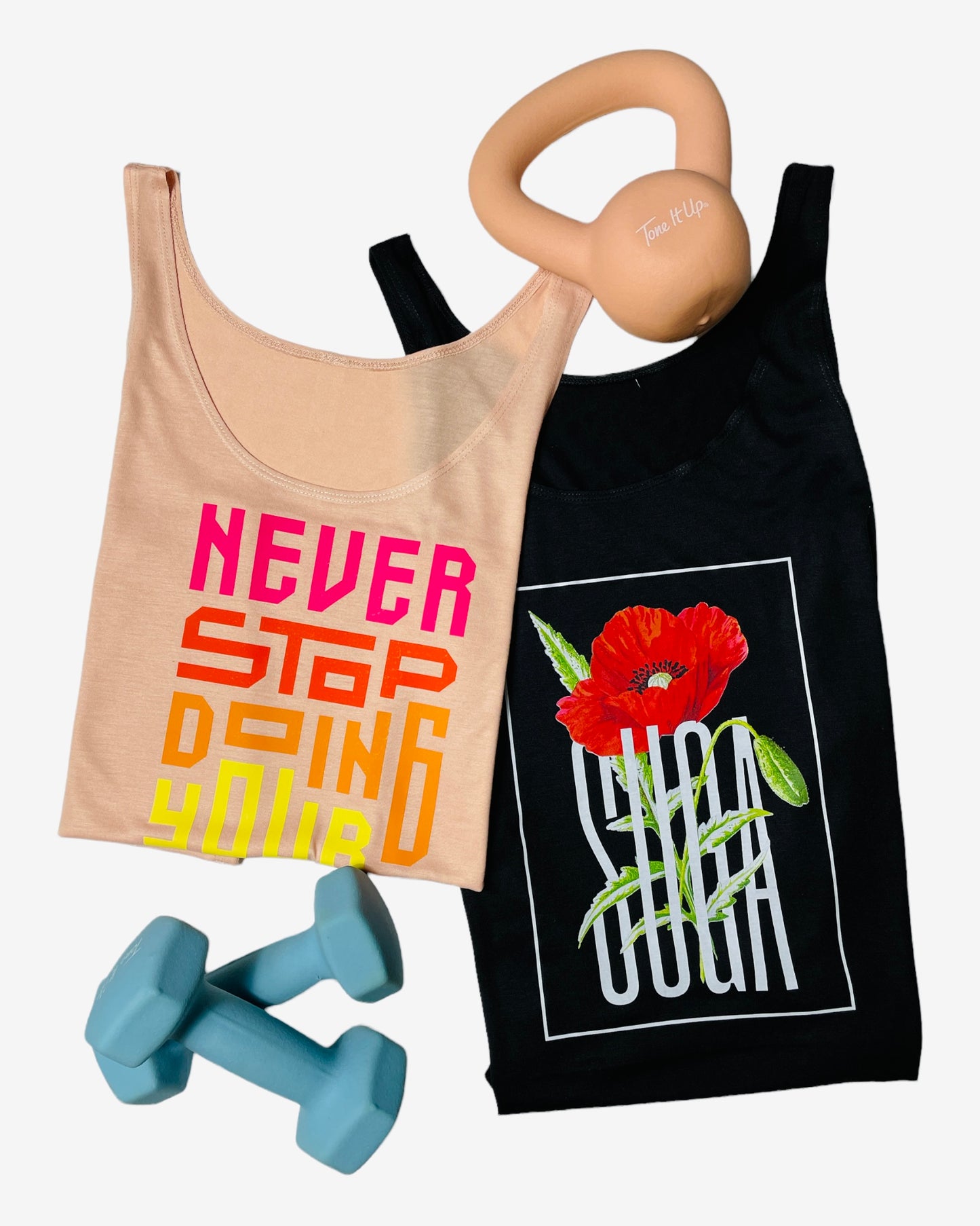 Peach Loose Fit  Sport Tank